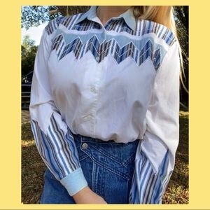 90’s Vintage Western Style Button Down